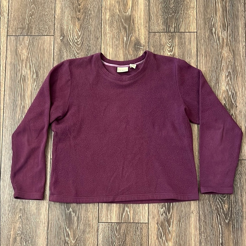 L.L. Bean Purple Sweater Womens Medium
